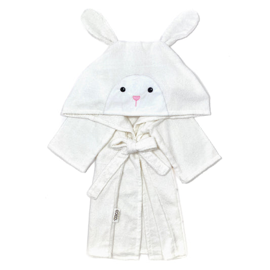 Lacey Lamb White Children's Hooded Animal Robe Dressing Gown