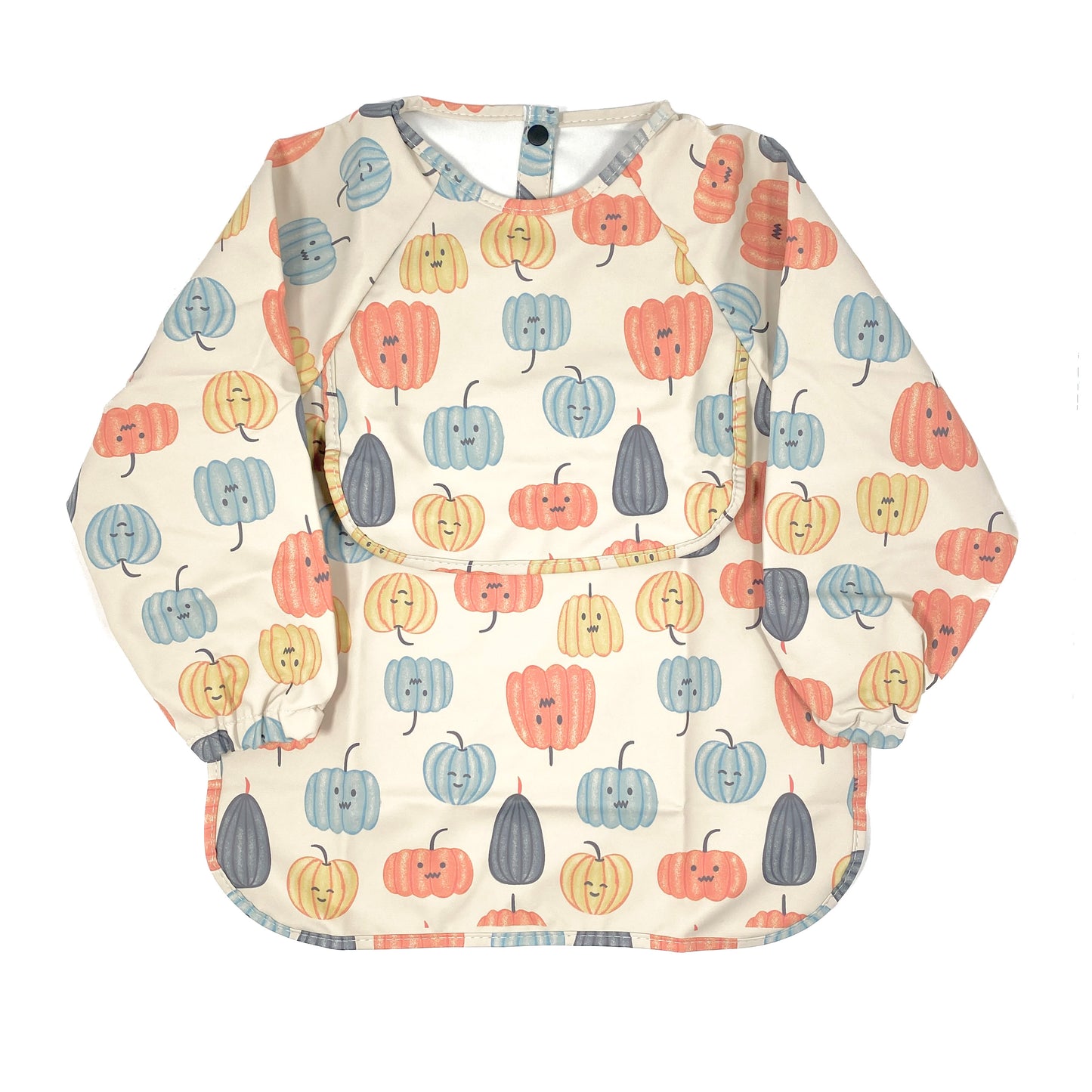 Pumpkin Halloween Multicolour Long-Sleeve Kids Apron