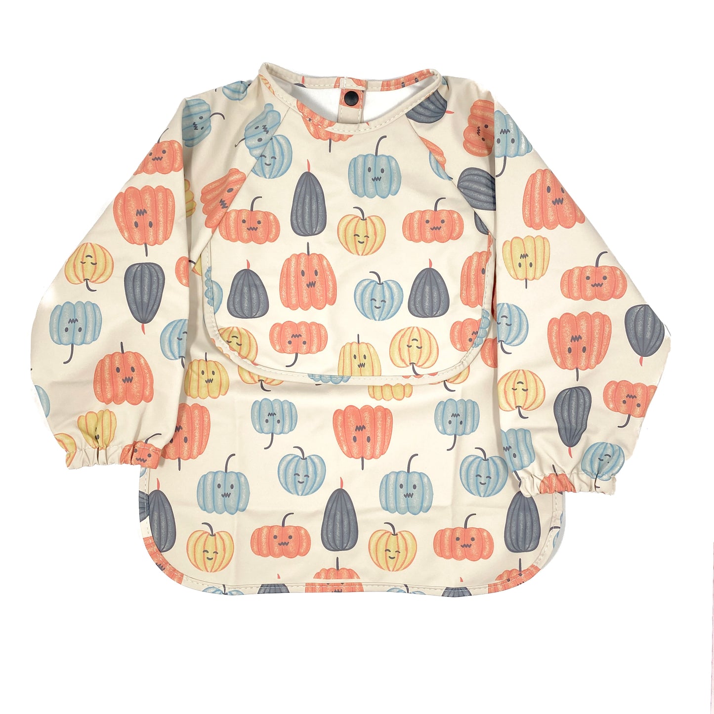 Pumpkin Halloween Multicolour Long-Sleeve Kids Apron