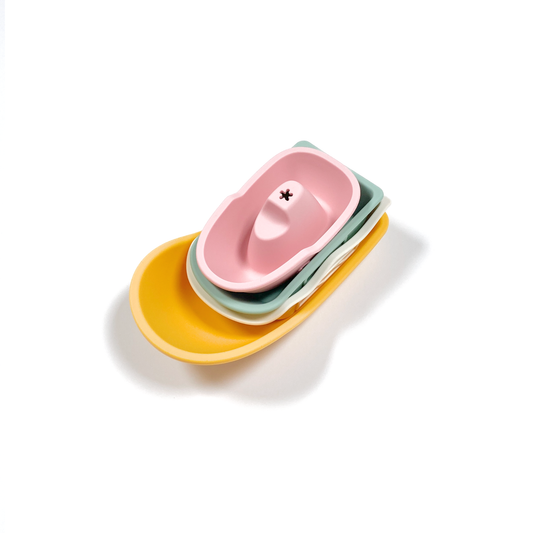 Multicolour Stackable Silicone Bath Toy Boats