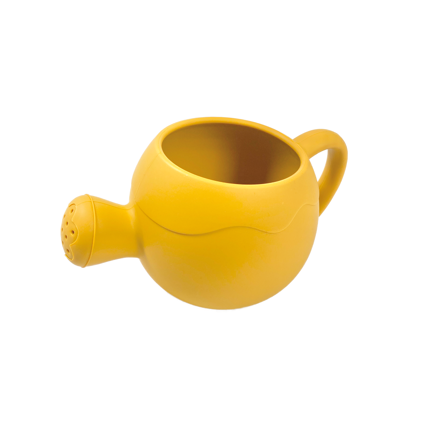 Golden Yellow Silicone Watering Can Bath Jug Toy for Babies & Toddlers