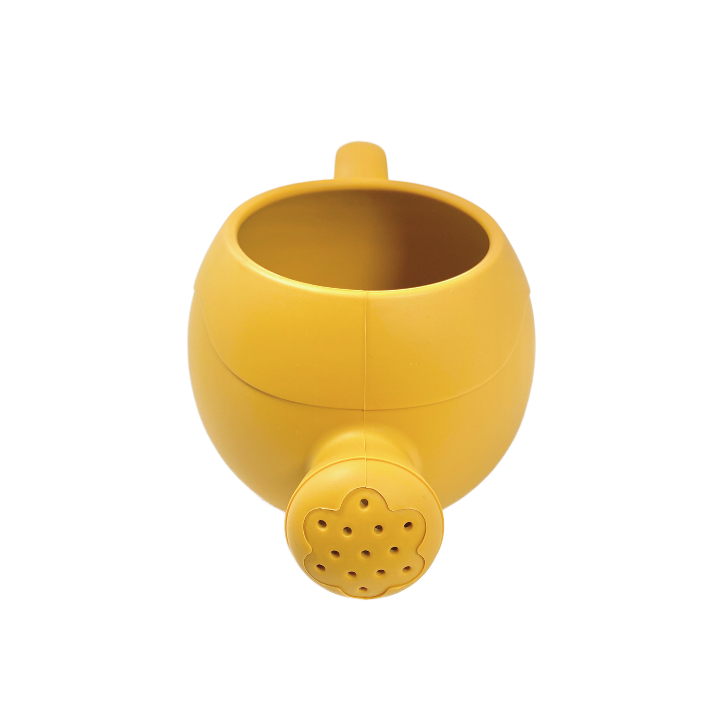 Golden Yellow Silicone Watering Can Bath Jug Toy for Babies & Toddlers