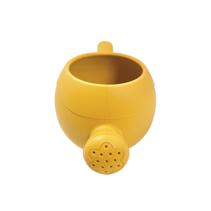 Golden Yellow Silicone Watering Can Bath Jug Toy for Babies & Toddlers
