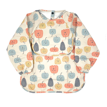 Pumpkin Halloween Multicolour Long-Sleeve Kids Apron
