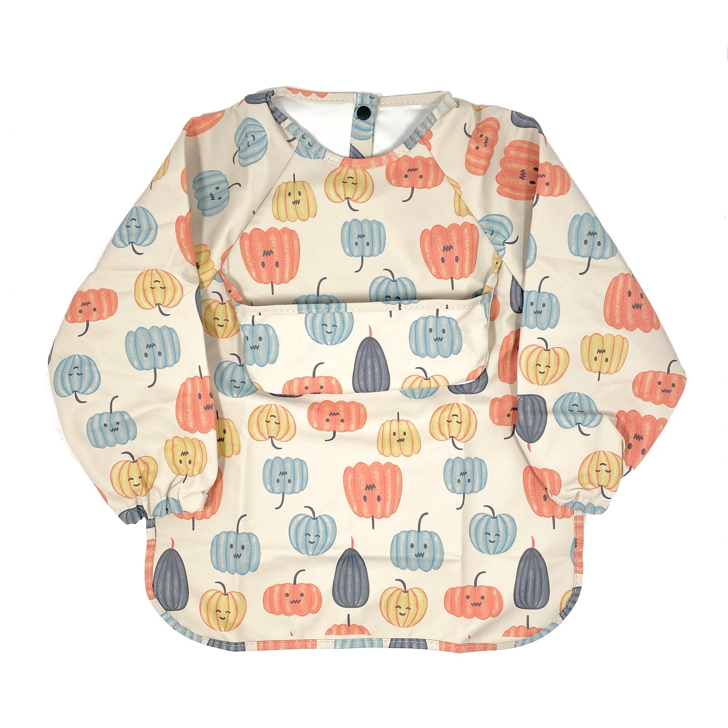 Pumpkin Halloween Multicolour Long-Sleeve Kids Apron